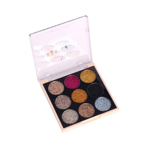 Half N Half Eyeshadow Glitter Shimmer Palette - 03 Shade (9g) - Half N Half