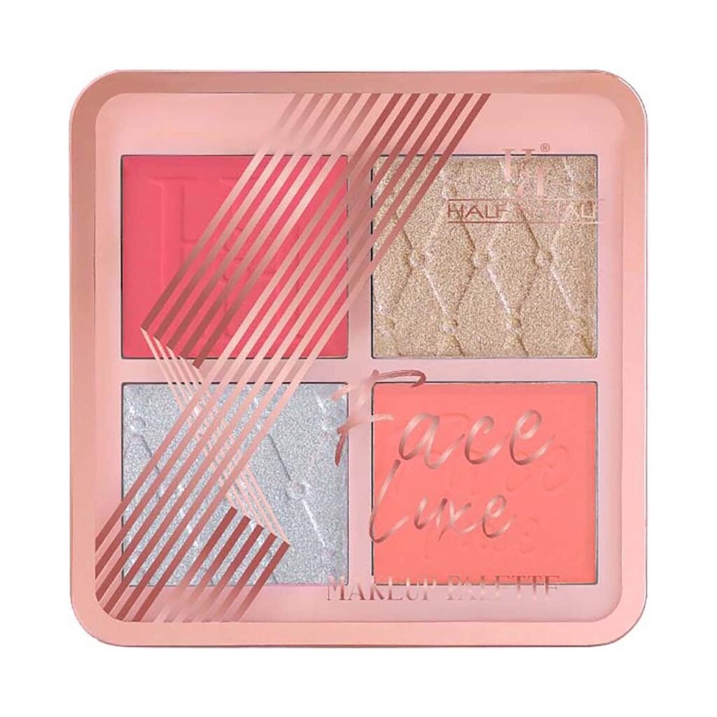 Half N Half Face Luxe Makeup Palette - Love & Shine (28g) - Half N Half