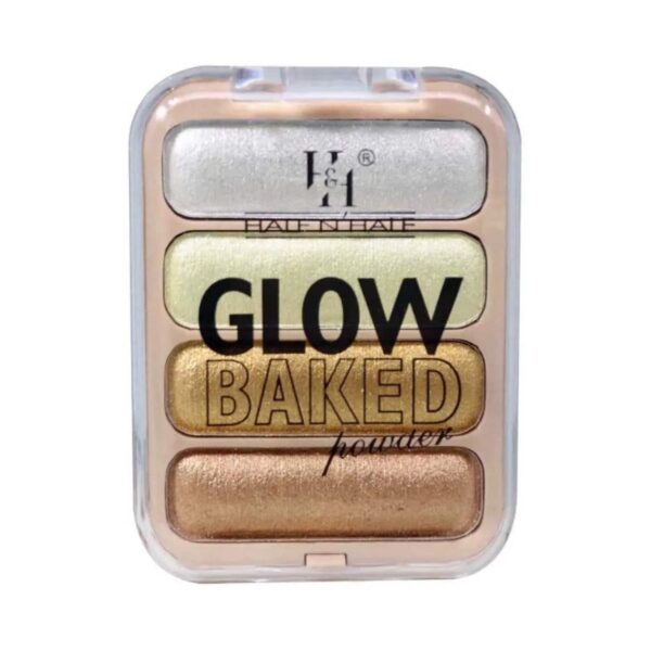 Half N Half Glow Baked Highlighter Powder - 03 Hollywood (8g) - Half N Half