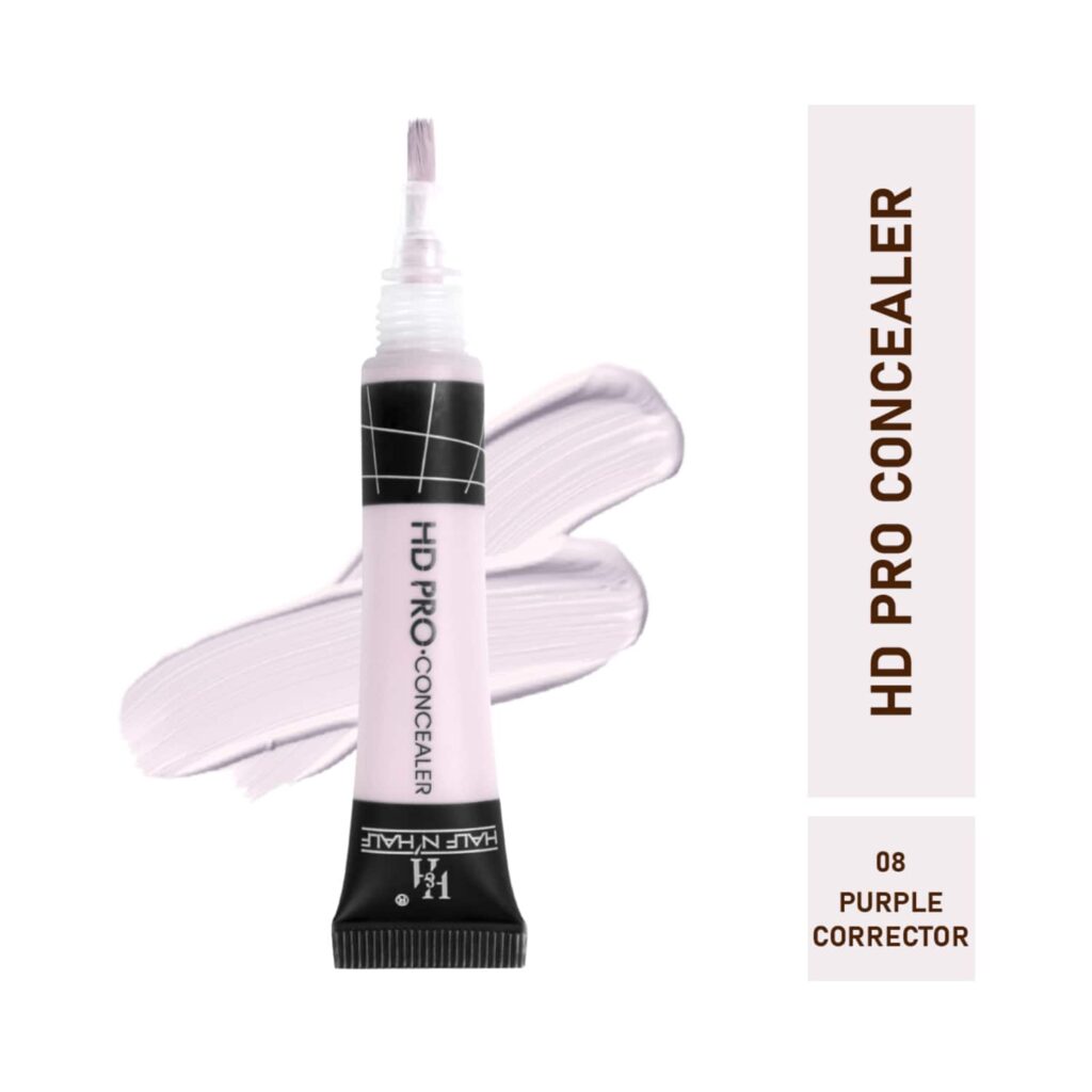 Half N Half HD-Pro Face Makeup Concealer - 08 Purple (8g) - Half N Half