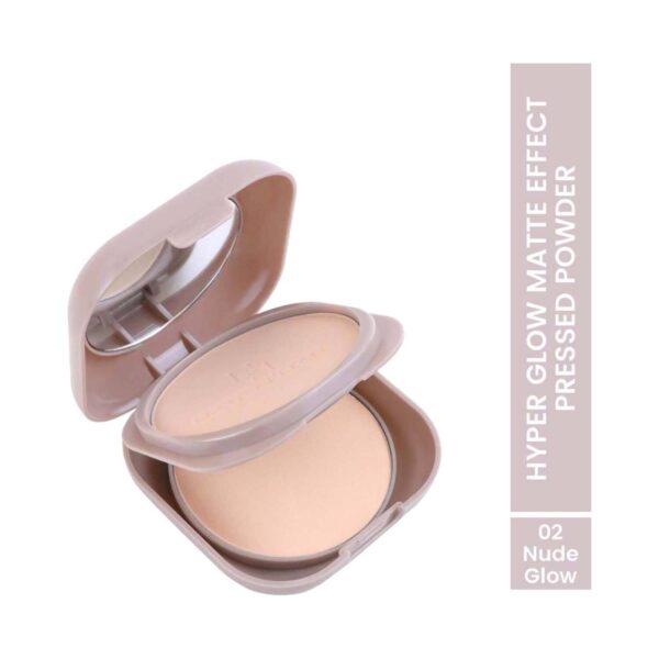 Half N Half Hyper Glow Matte Effect Pressed Compact Powder With SPF 30 - 02 Nude Glow (20 g) - Half N Half