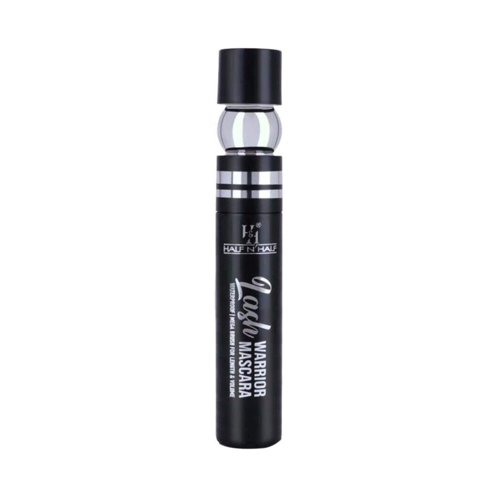 Half N Half Lash Warrior Intense Color Volumising Mascara - Black (8 ml) - Half N Half