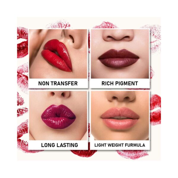Half N Half Matte Velvet Soft & Long Lasting 24h Super Stay Lip Crayon - 20 Xtreme Maroon (3.5g) - Half N Half