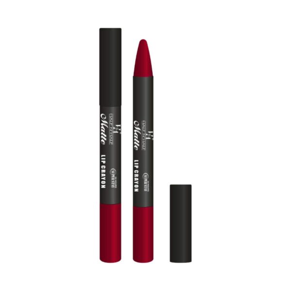 Half N Half Matte Velvet Soft & Long Lasting 24h Superstay Lip Crayon - 05 Deep Maroon (3.5g) - Half N Half