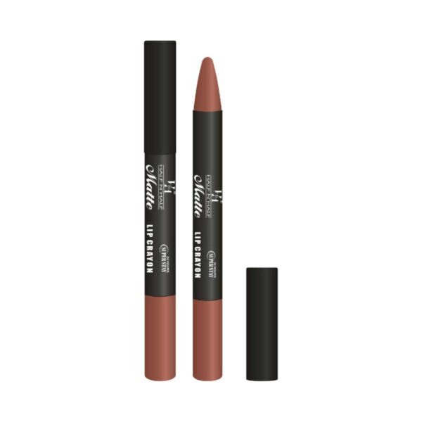 Half N Half Matte Velvet Soft & Long Lasting 24h Superstay Lip Crayon - 06 Hot Chocolate (3.5g) - Half N Half