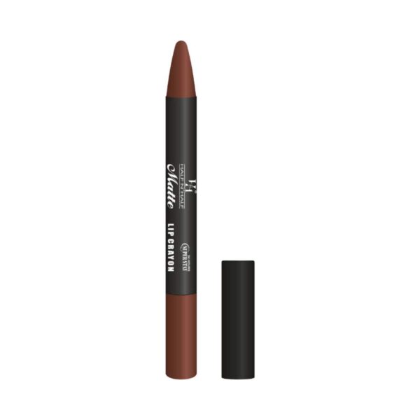 Half N Half Matte Velvet Soft & Long Lasting 24h Superstay Lip Crayon - 07 Dark Chocolate (3.5g) - Half N Half