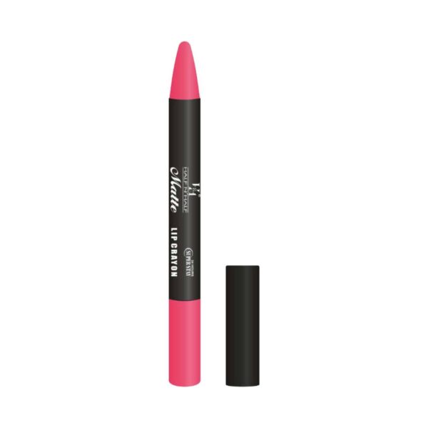 Half N Half Matte Velvet Soft & Long Lasting 24h Superstay Lip Crayon - 08 Pretty Pink (3.5g) - Half N Half
