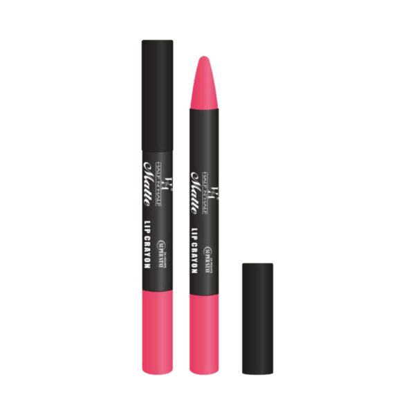 Half N Half Matte Velvet Soft & Long Lasting 24h Superstay Lip Crayon - 08 Pretty Pink (3.5g) - Half N Half