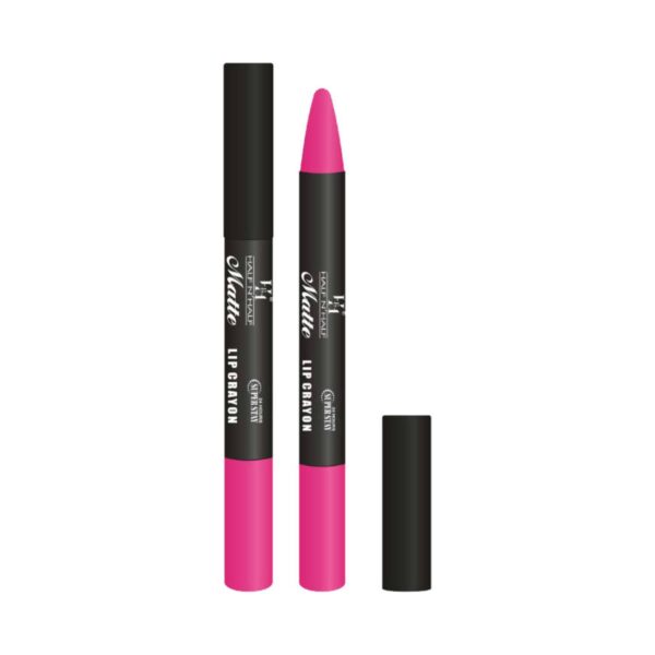 Half N Half Matte Velvet Soft & Long Lasting 24h Superstay Lip Crayon - 09 Pink Fusion (3.5g) - Half N Half