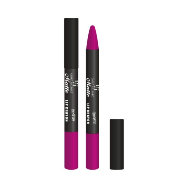 Half N Half Matte Velvet Soft & Long Lasting 24h Superstay Lip Crayon - 11 Deep Magenta (3.5g) - Half N Half
