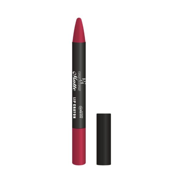 Half N Half Matte Velvet Soft & Long Lasting 24h Superstay Lip Crayon - 16 Scarlet Red (3.5g) - Half N Half