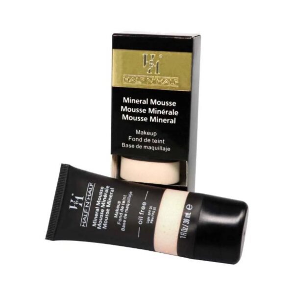 Half N Half Mineral Mousse Oil Free Foundation SPF 20 - 01 Fair (30ml) - Half N Half