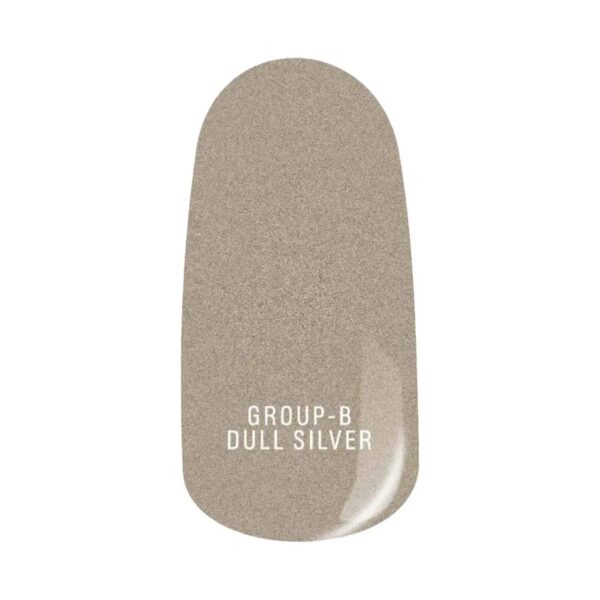 Half N Half Mirror Nail Polish - Dull Silver (18ml) - Half N Half
