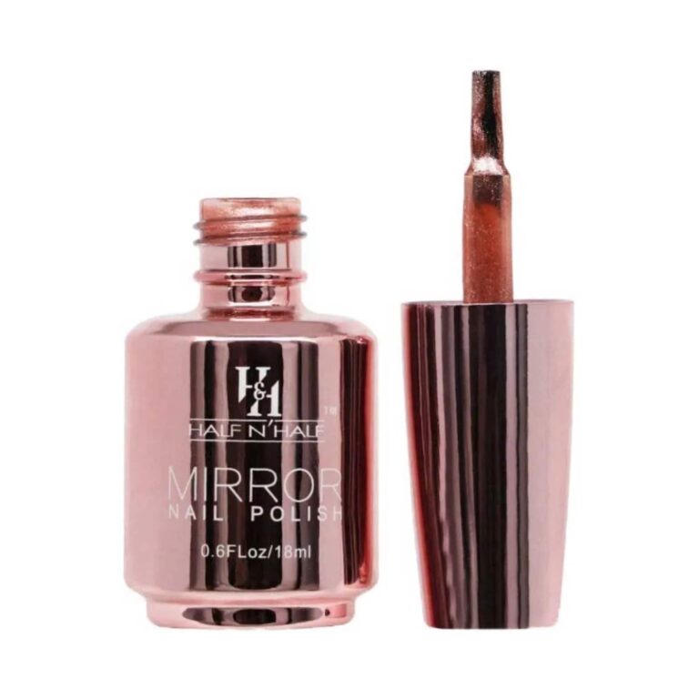 Half N Half Mirror Nail Polish - Light Peach (18ml) - Half N Half