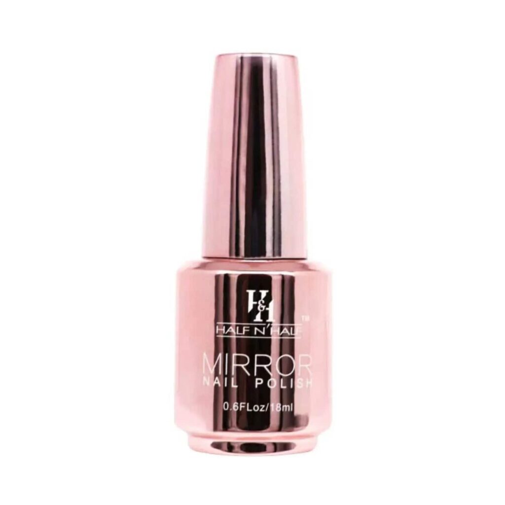 Half N Half Mirror Nail Polish - Light Peach (18ml) - Half N Half