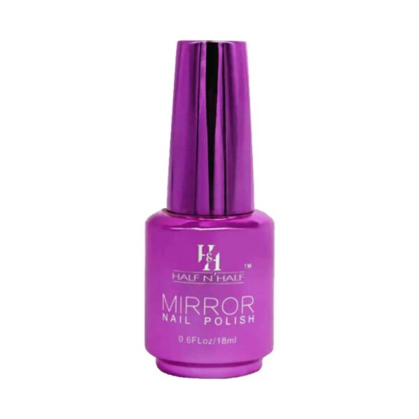 Half N Half Mirror Nail Polish - Magenta (18ml) - Half N Half