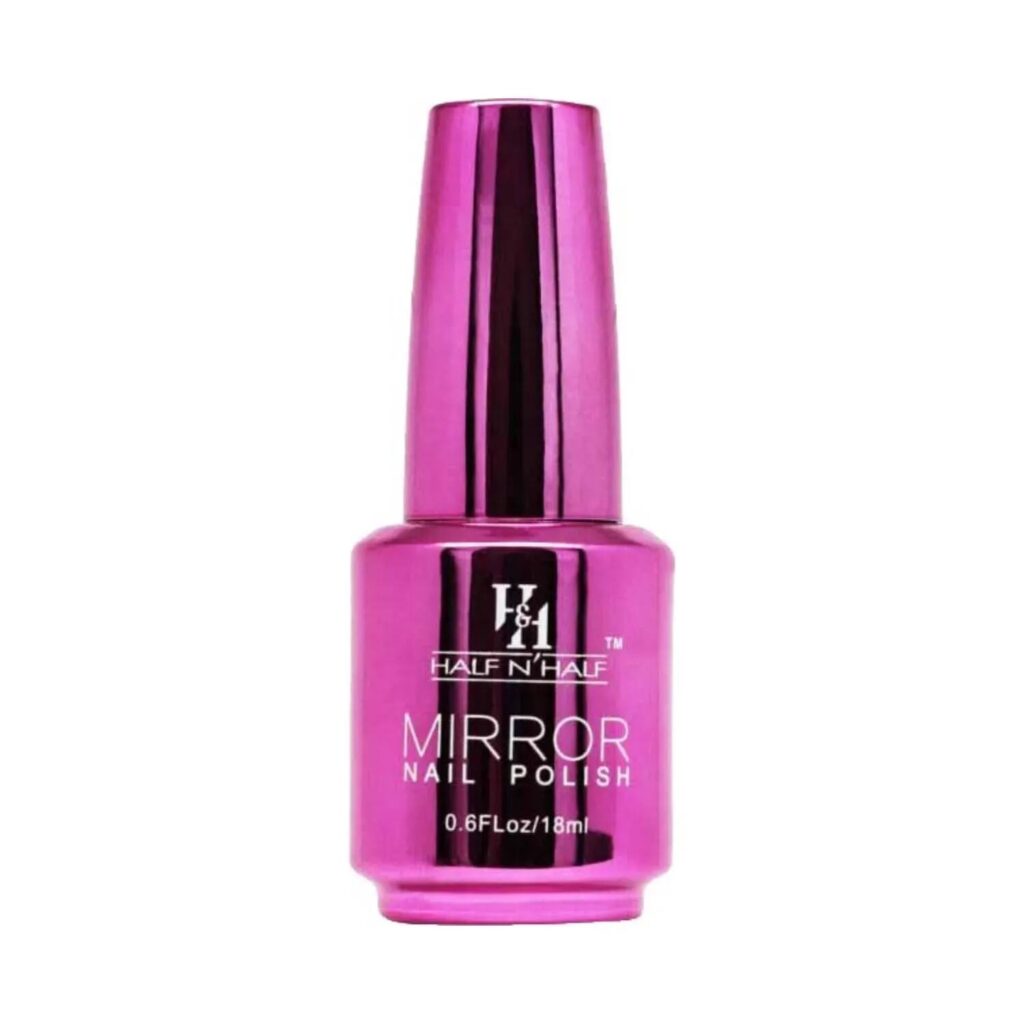 Half N Half Mirror Nail Polish - Purple (18ml) - Half N Half