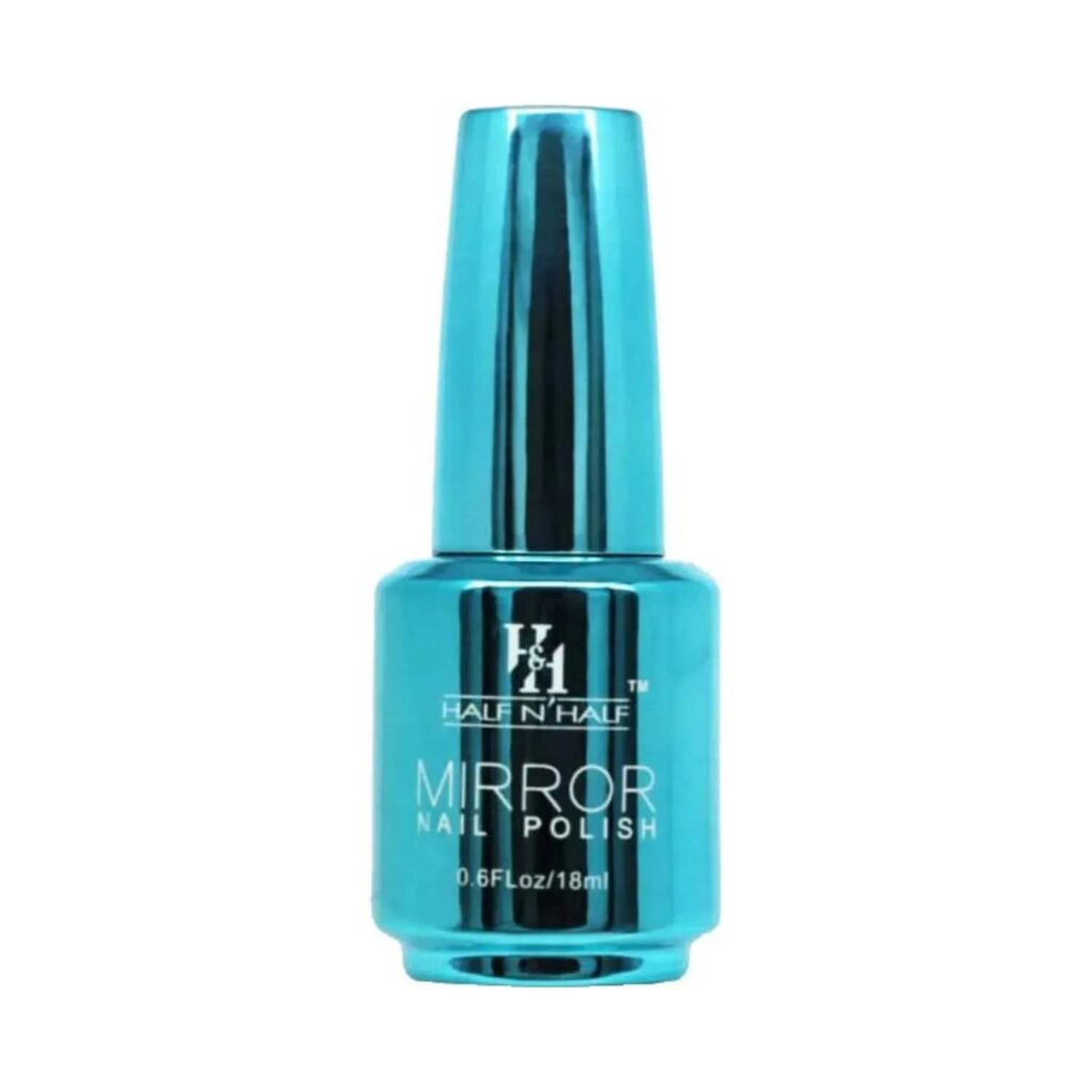 Half N Half Mirror Nail Polish - Turquoise (18ml) - Half N Half