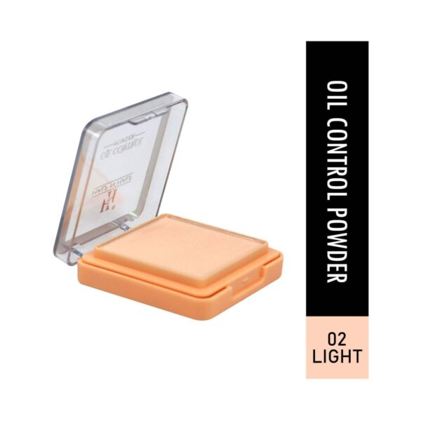 Half N Half Oil Control Compact Powder - 02 Light (10g) - Half N Half