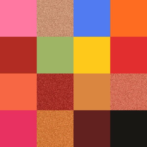 Half N Half Professional Makeup kit, 16 Colours Eyeshadow Matte Palette - 02 Multicolour (18g) - Half N Half