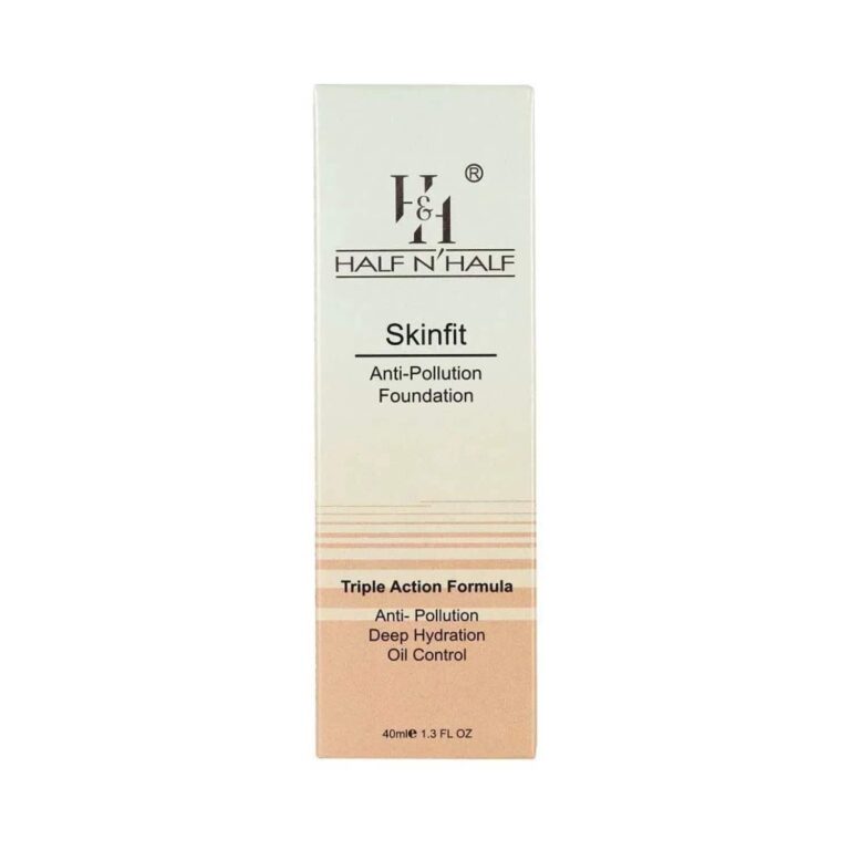 Half N Half Skin Fit Anti-Pollution Foundation - 02 Classic Ivory (40ml) - Half N Half