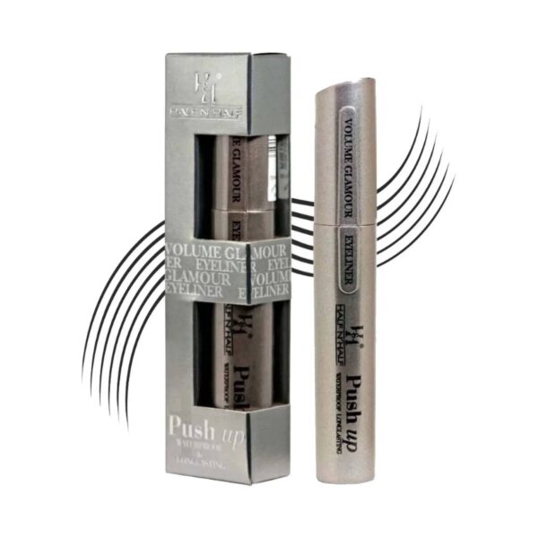 Half N Half Volume Glamour Push Up Eyeliner - Black (8ml) - Half N Half