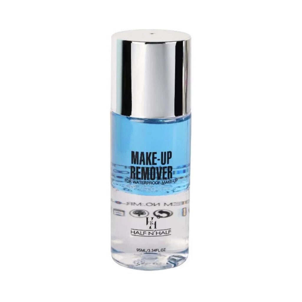 Half N Half Waterproof Make Up Remover - 01 Ice Blue (95ml) - Half N Half