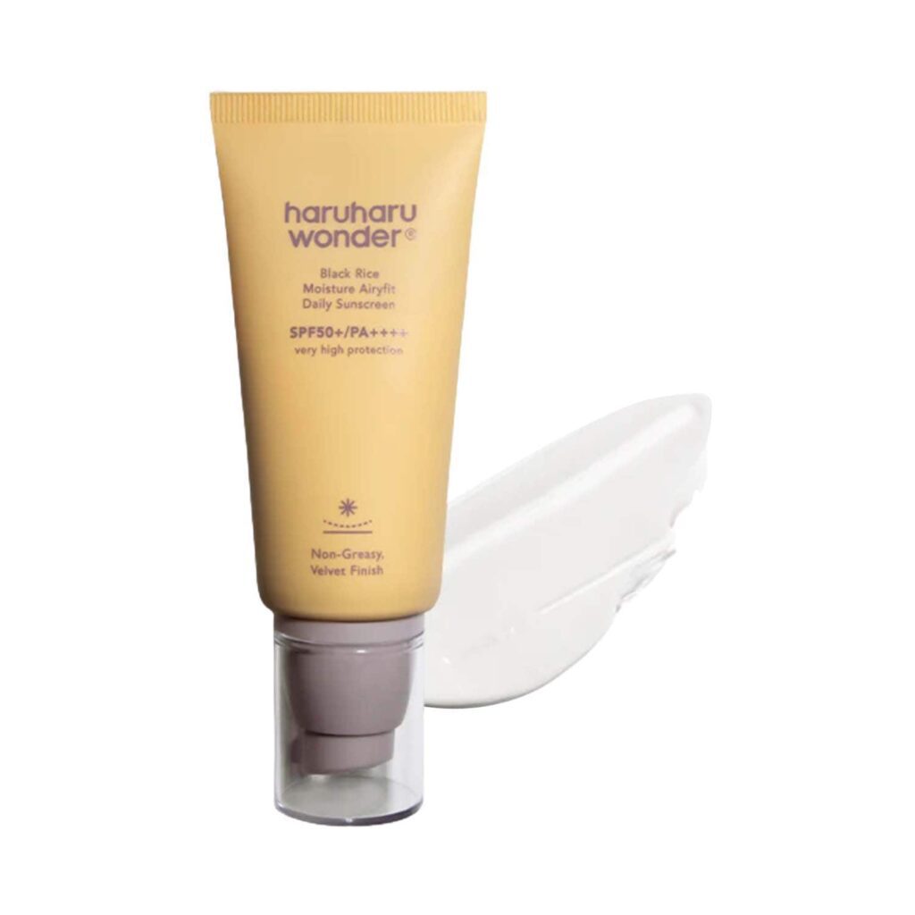 Haruharu wonder Black Rice Moisture Airyfit Daily Sunscreen Unscented (50 ml) - haruharu wonder