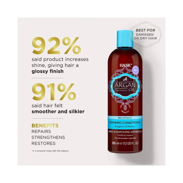 Hask Argan Oil Repairing Conditioner (355 ml) - Hask