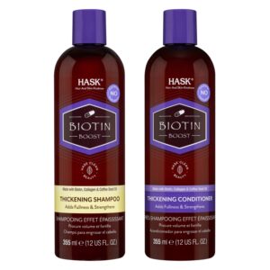 Hask Biotin Thickening Shampoo & Conditioner Combo (355 ml + 355 ml) - Hask