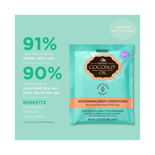 Hask Coconut Oil Nourishing Deep Conditioner (50 g) - Hask