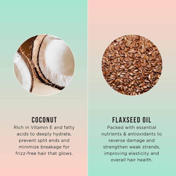 Hask Coconut Oil Nourishing Kit - Shampoo, Conditioner, Spray & Hair Oil Combo - Hask