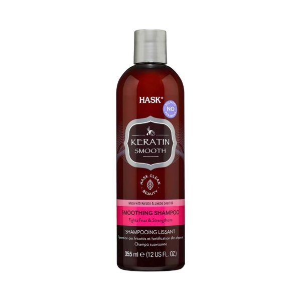 Hask Keratin Smoothing Shampoo (355 ml) - Hask