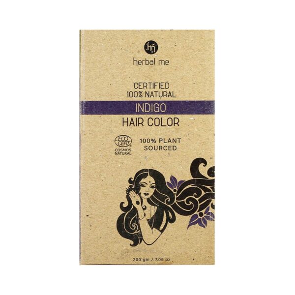 Herbal Me Certified 100% Natural Indigo Hair Color (200g) - Herbal Me