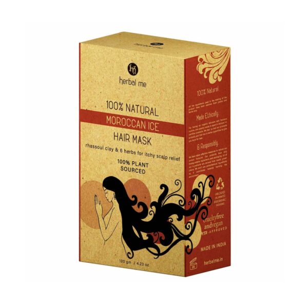 Herbal Me Moroccan Ice Natural Hair Mask - Scalp Repair & Itch Relief (120g) - Herbal Me