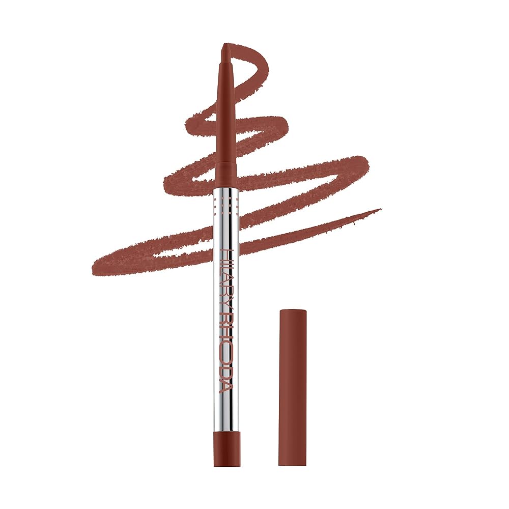 Hilary Rhoda Stroke It Eye Pencil | Coloured Eyeliner and Kajal Pencil | Easy Glide & Quick-Drying Formula | Matte Finish | Built-in Sharpener | 0.26g (Old Wine | Shade 05)