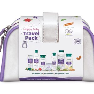 Himalaya Baby Gift Pack (7 Pieces) With Free Maternity Travel Bag| No.1 Doctor Prescribed|Gentle, Safe & Researched For Baby'S Skin & Hair, Liquid