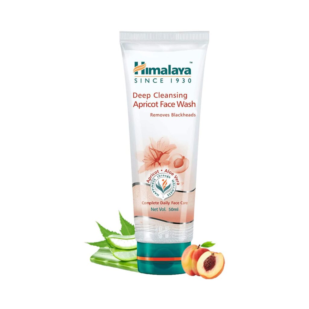 Himalaya Deep Cleansing Apricot Face Wash (50ml) - Himalaya