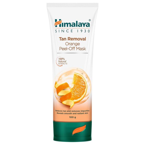 Himalaya Herbals Tan Removal Orange Peel-off Mask, 100g