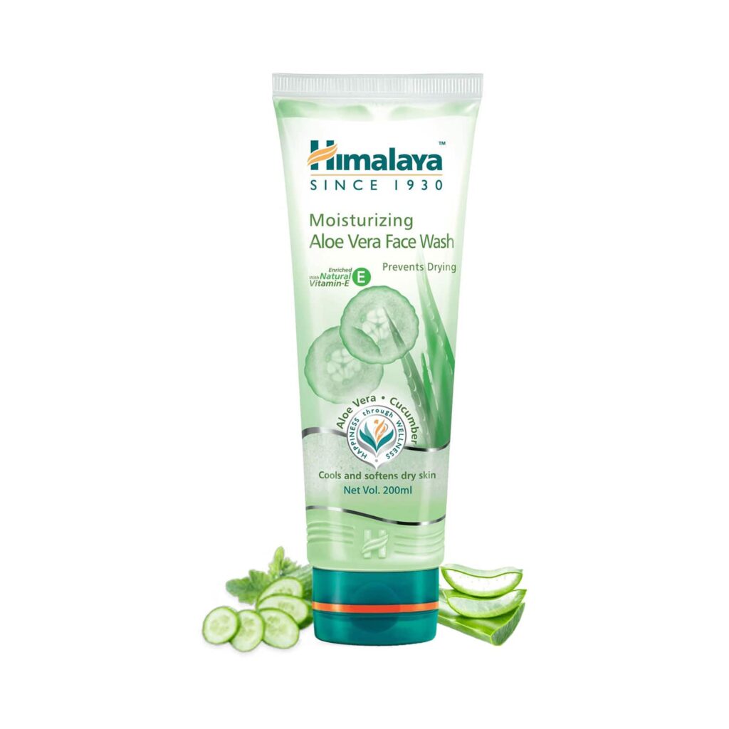 Himalaya Moisturizing Aloe Vera Face Wash (200ml) - Himalaya