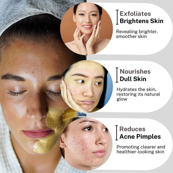 House of Beauty 24K Real Gold Dust Face Mask-Bridal Party Instant Glow W/T Niacin& Vit-C (100 ml) - House of Beauty