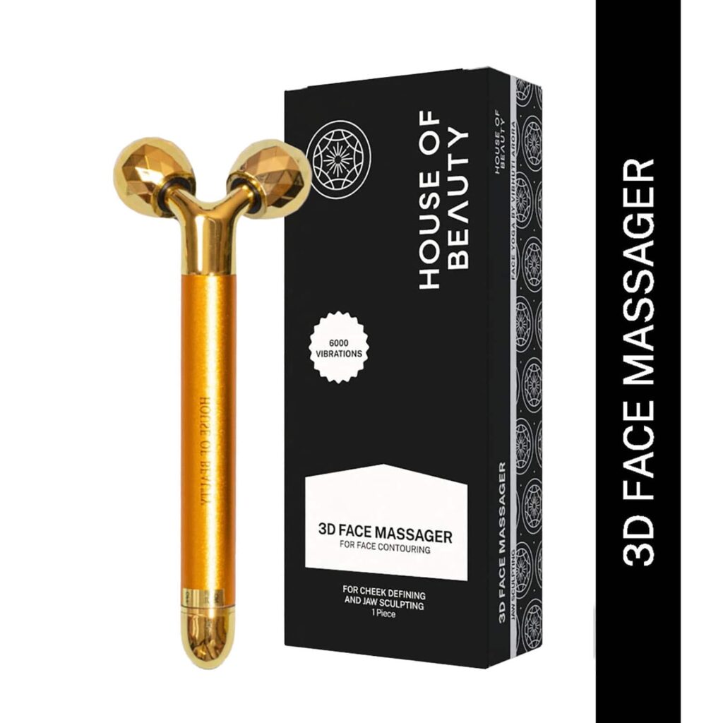 House of Beauty 3D Face Massager Tool For Double Chin, Sculpting Jawline & Shaping Nose (1 Pc) - House of Beauty