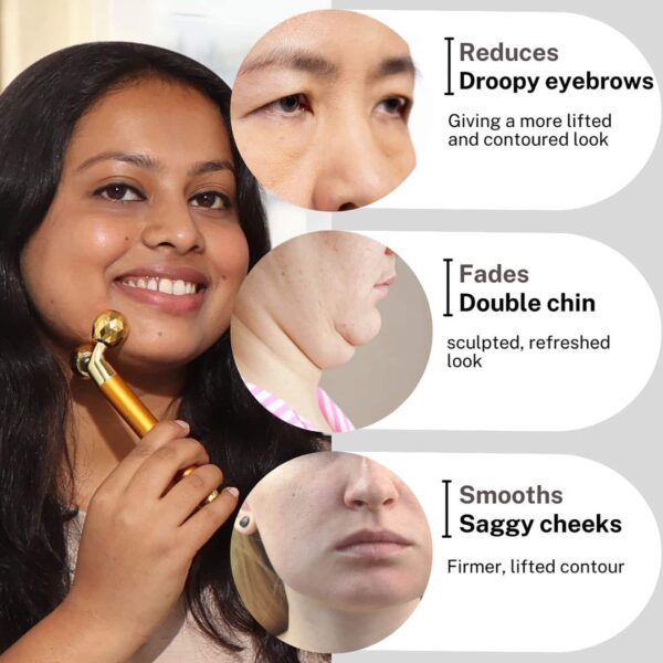 House of Beauty 3D Face Massager Tool For Double Chin, Sculpting Jawline & Shaping Nose (1 Pc) - House of Beauty
