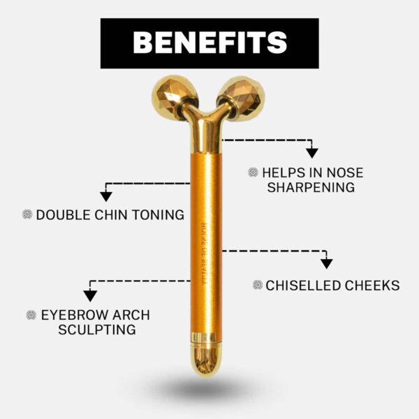 House of Beauty 3D Face Massager Tool For Double Chin, Sculpting Jawline & Shaping Nose (1 Pc) - House of Beauty