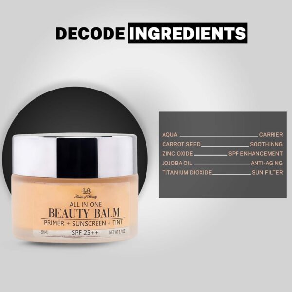 House of Beauty All Skin Bb-Beauty Balm W/T Primer, Tint, & Spf 25+ Covers Unevenness (50 ml) - House of Beauty