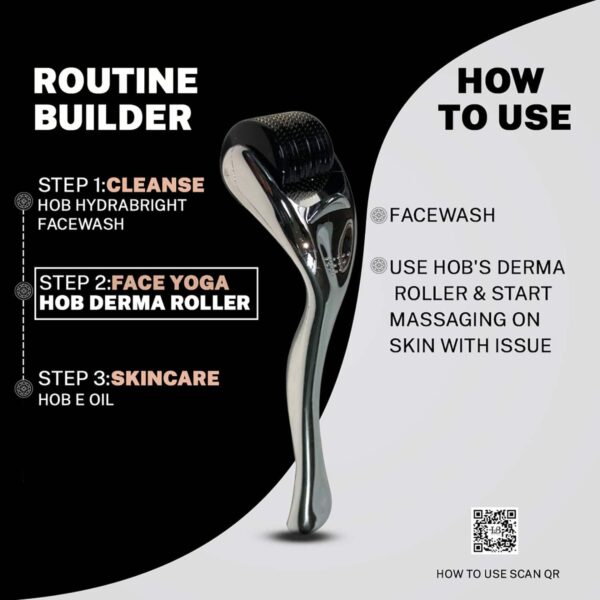 House of Beauty Derma Roller 0.50mm Reduces Pigmentation, Fade Pimples & Acne Scars (1 Pc) - House of Beauty