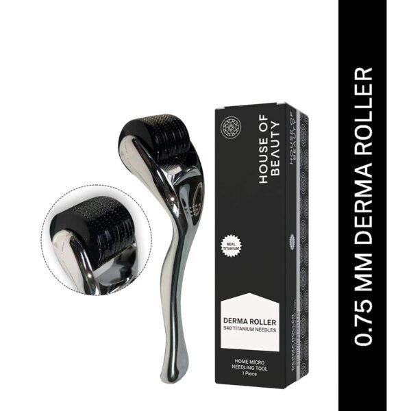 House of Beauty Derma Roller 0.75Mm-Hyperpigmentation, Scars, Eyebrow Growth, Stretchmark (1 Pc) - House of Beauty