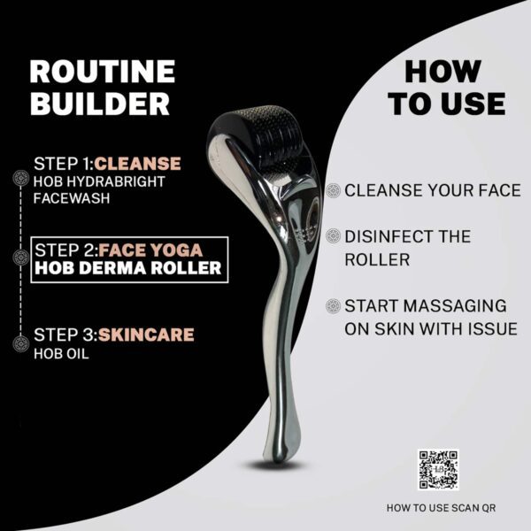 House of Beauty Derma Roller 0.75Mm-Hyperpigmentation, Scars, Eyebrow Growth, Stretchmark (1 Pc) - House of Beauty