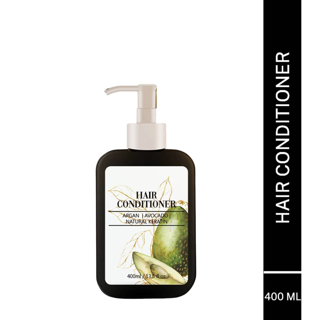 House of Beauty Hair Conditioner For Frizzy Hair Gives Moisture & Shine W/T Argan Oil (400 ml) - House of Beauty