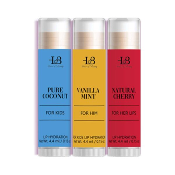House of Beauty Pout Perfect Tinted Lip Balm (3Pcs) - House of Beauty